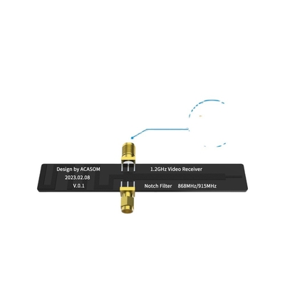 Optimisez votre vidéo avec le filtre VRX Notch de 1,2 GHz pour 868/915 MHz dans les récepteurs de 1,2-1,3 GHz