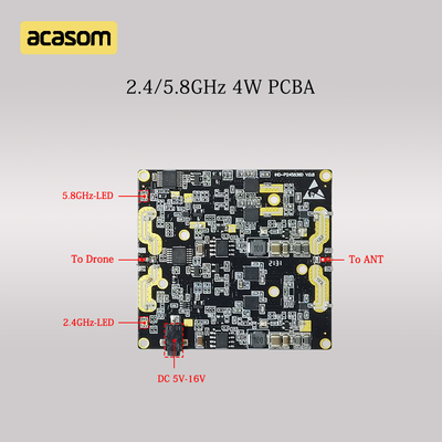 Amplificateur 4W à double bande 2,4 GHz et 5,8 GHz pour DJI Mavic Phantom Avata FPV
