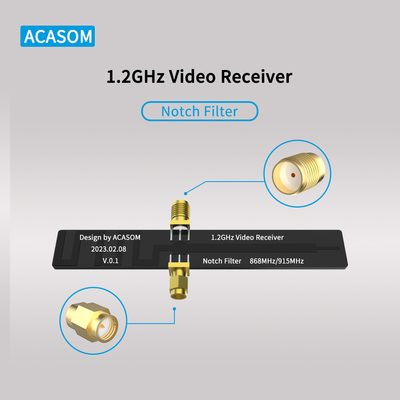 Optimisez votre vidéo avec le filtre VRX Notch de 1,2 GHz pour 868/915 MHz dans les récepteurs de 1,2-1,3 GHz