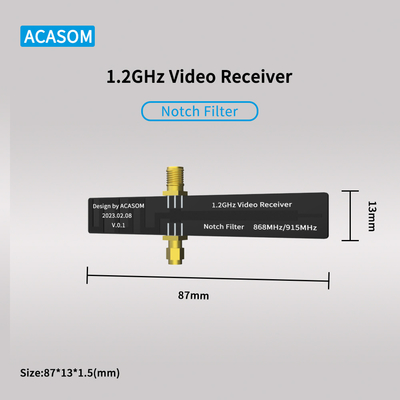 Optimisez votre vidéo avec le filtre VRX Notch de 1,2 GHz pour 868/915 MHz dans les récepteurs de 1,2-1,3 GHz