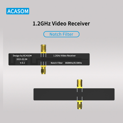 Éliminer les interférences 1080 MHz Filtre à pas de bande pour les pièces de drones 868/915 GHz