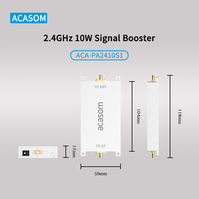 Amplificateur de signal de drone 2.4GHz 10w 20w 40w 100w avec fonction de brouillage