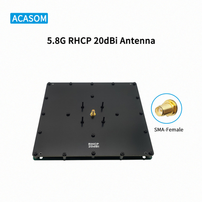 Panneau de gain de 20dBi Antenne de drone à longue portée pour amplificateur à haute puissance