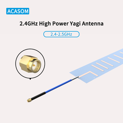 RFSMA mâle Yagi Drone Jammer Antenne 50 Ohm 13 DBi Gain élevé
