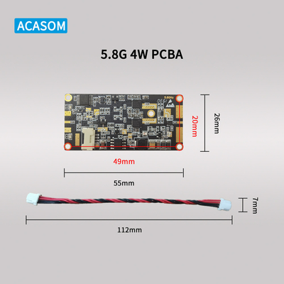 Puissant amplificateur de signal RF 5W 37dBm 12V PCBA pour 5,8 GHz et 2,4 GHz étendant la portée sans fil