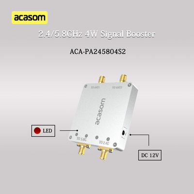 Amplificateur de signal à double canal 2,4 GHz 5,8 GHz Puissance maximale de sortie P1dB 36dBm 4W