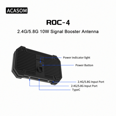 10W amplificateur de signal double bande pour DJI Drone Mavic Phantom Avata FPV Extender de portée