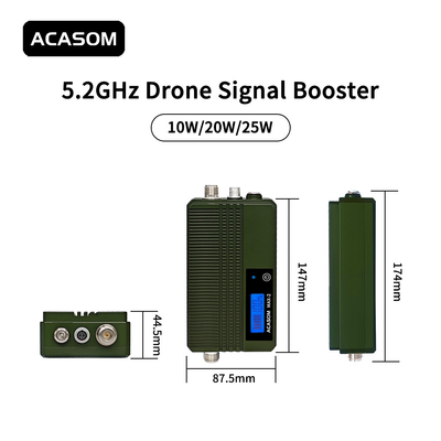 Extendor de signal de drone léger de 10 W 5.2 GHz pour voler plus loin