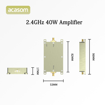 Amplificateur FPV en coque en aluminium avec 2.4G 40W 24V pour les vols à longue portée