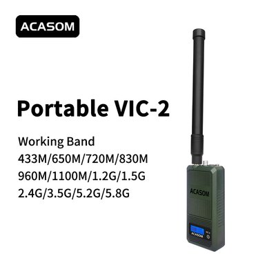 300MHz-400MHz 50W Drone radiofréquence brouilleur étanche portable