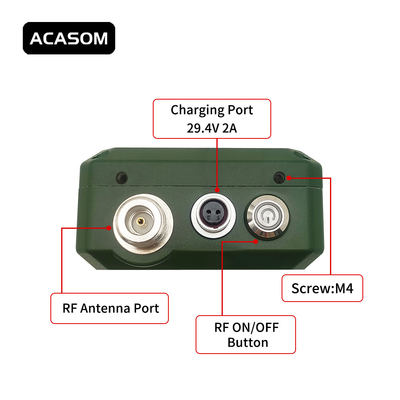 2400MHz 2500MHz RF Blocage du signal du drone Refroidissement actif 2,4 GHz Détecteur de bruit du drone