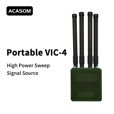 4 bandes Drone Rf Jammer Blocage du signal Jammer 200M 300M 400M 500M