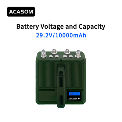 400M 500M 600M 700MHz 50W Dispositif de brouillage portable pour drones alimenté par batterie
